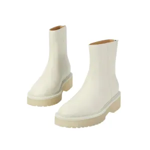 Beracamy Zip Ankle Boots - Blanc