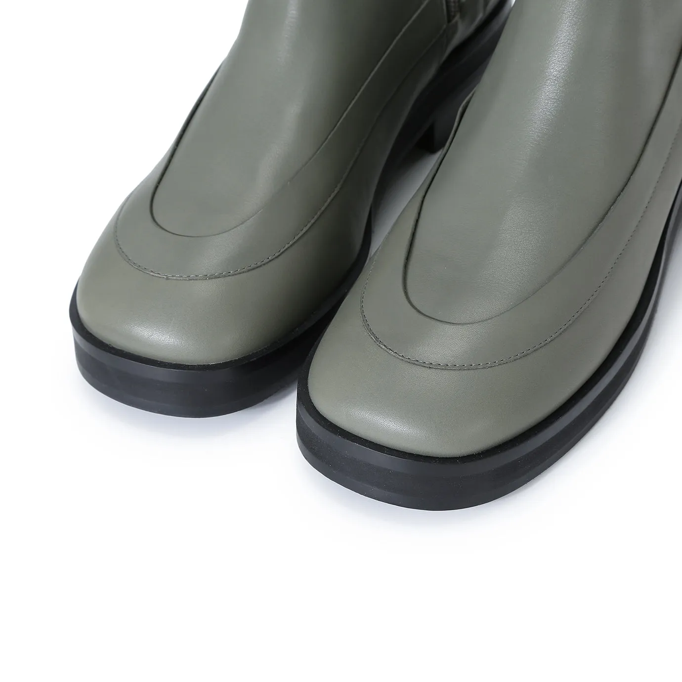 Beracamy Zip Ankle Boots - Grey