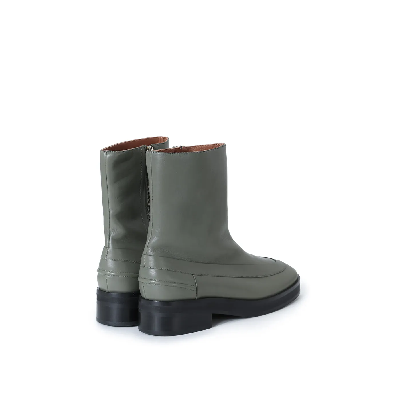 Beracamy Zip Ankle Boots - Grey