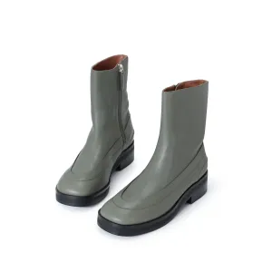 Beracamy Zip Ankle Boots - Grey