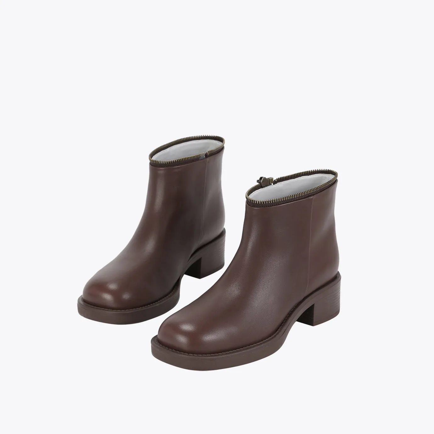 Beracamy Zip Convertible Boot - Cacao 