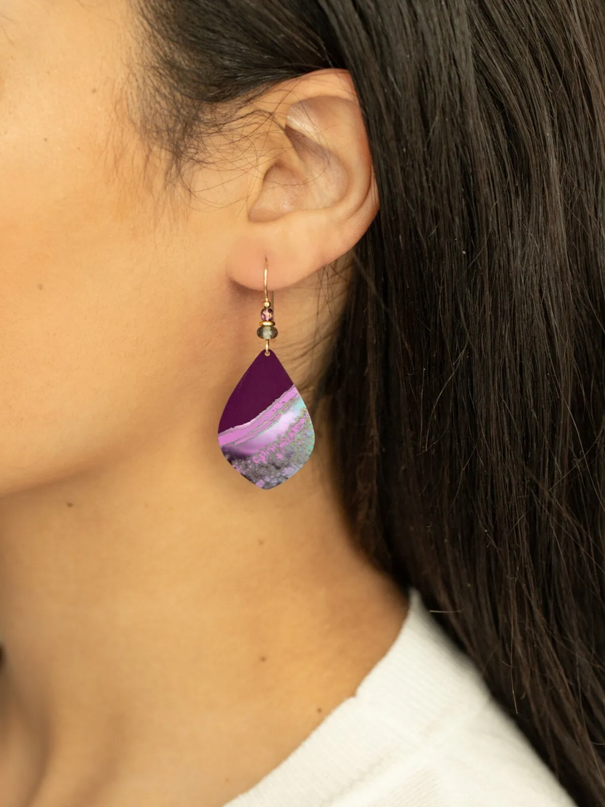 Holly Yashi Shorebreak Earrings - Blue Depths