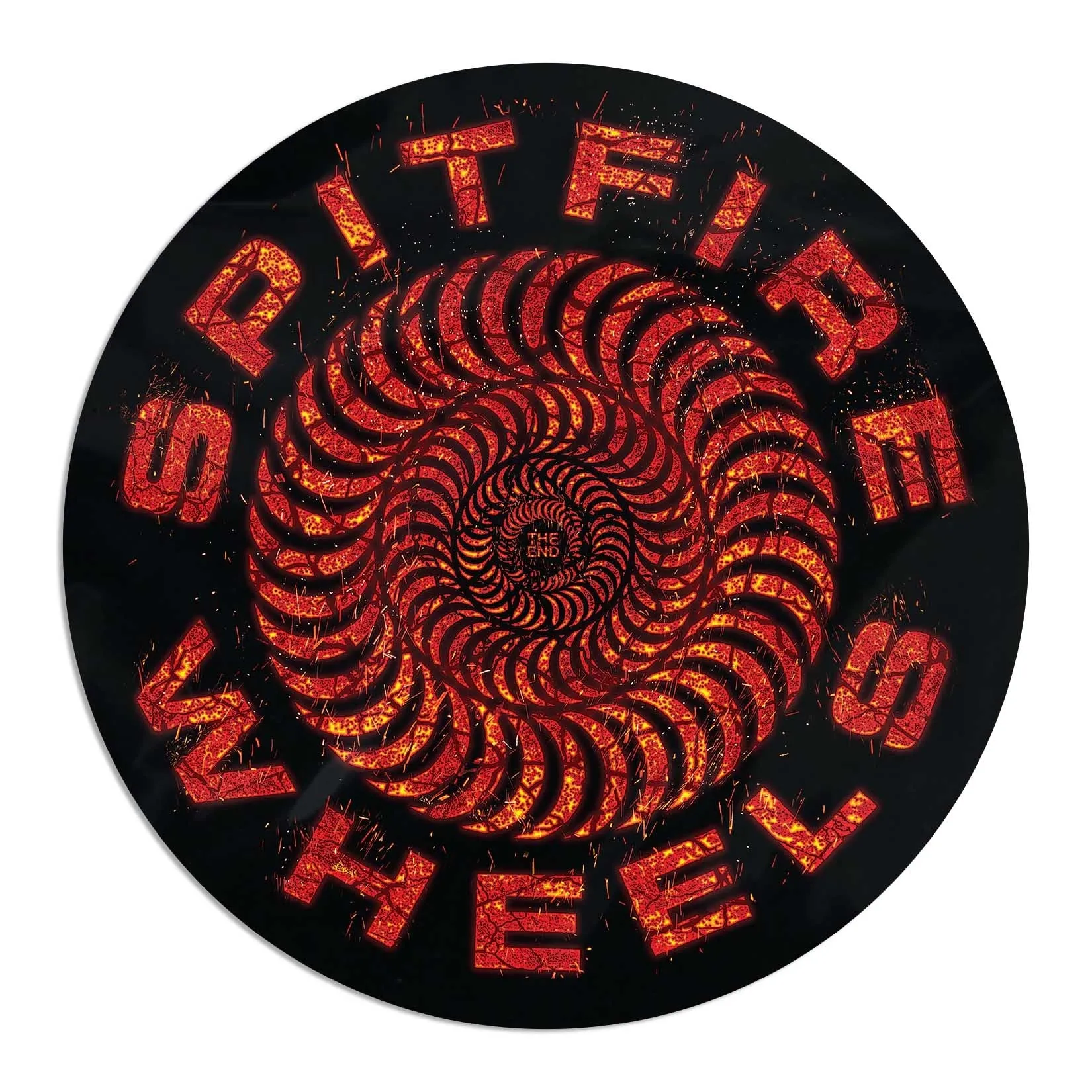 Spitfire - Embers Classic Swirl 5" Sticker Spitfire