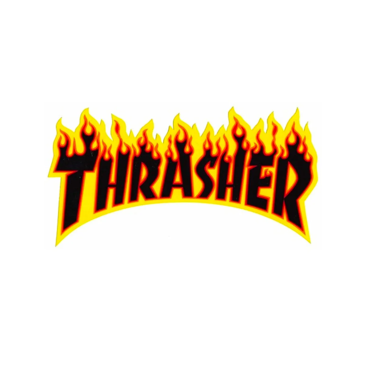 Thrasher - Flame Logo 6" Sticker Thrasher