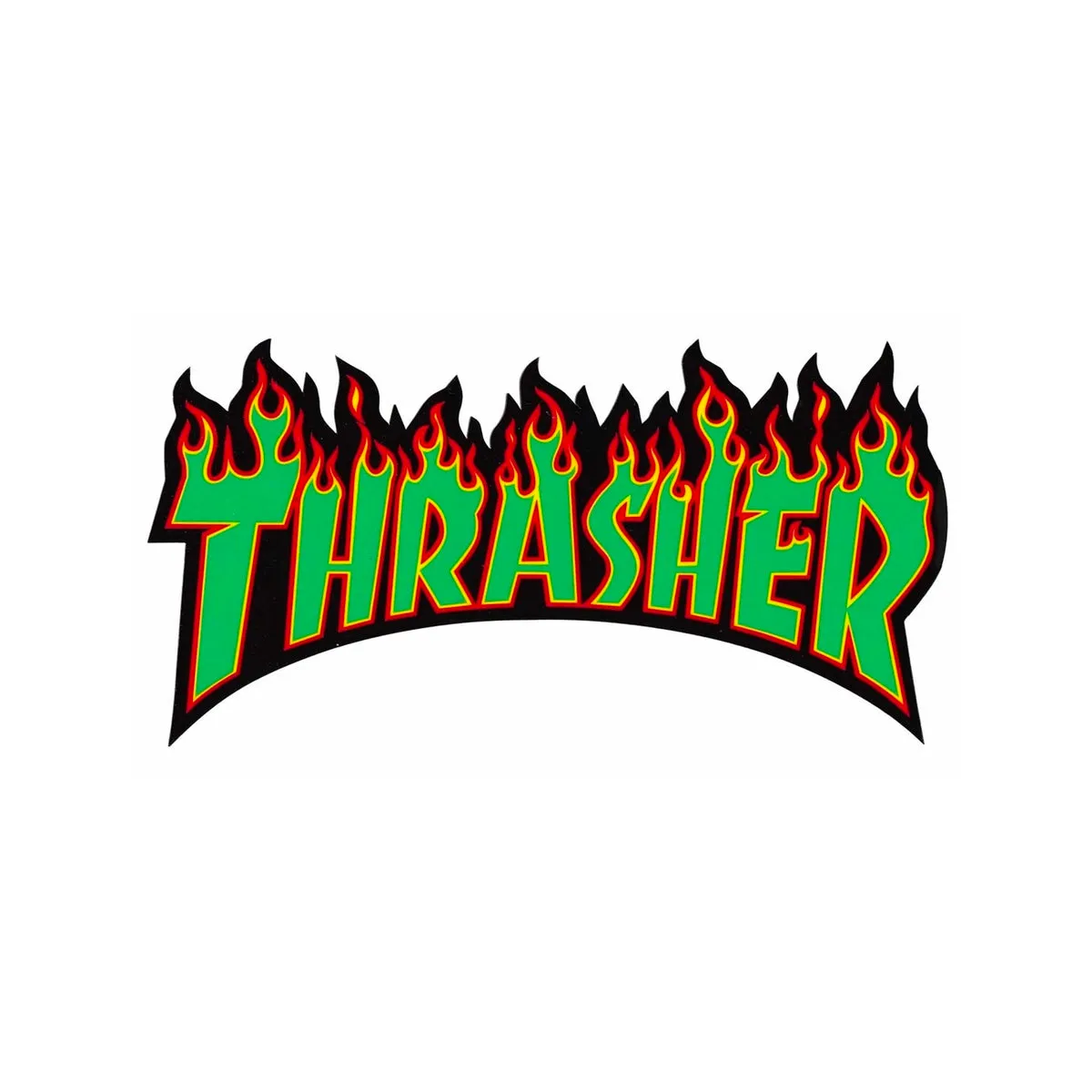 Thrasher - Flame Logo 6" Sticker Thrasher